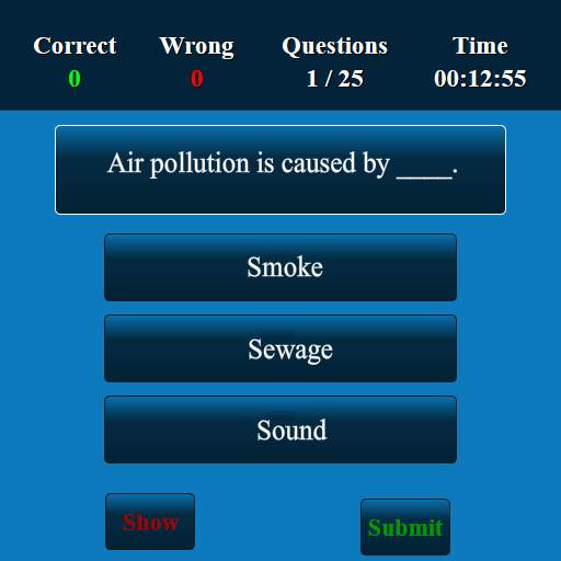 Environment MCQ screenshot 2