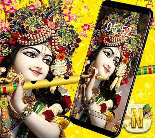 Krishna Ji Launcher Theme screenshot 2