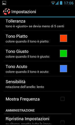 LinoStrobe Pro - accordatore cromatico screenshot 4