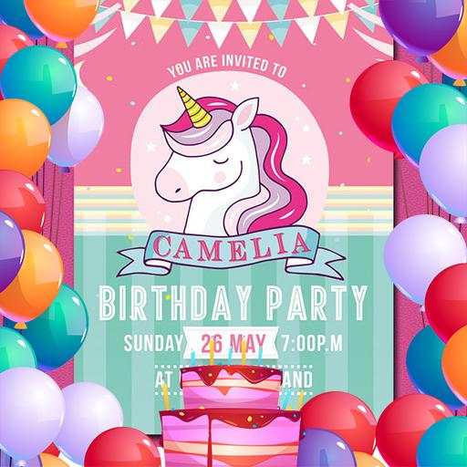 Birthday invitation maker screenshot 5
