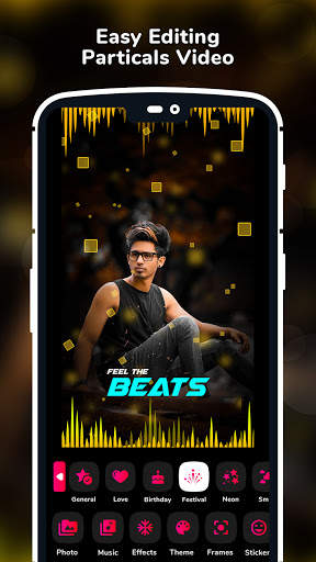 Wave Music : Particle.ly Video Status Maker screenshot 3