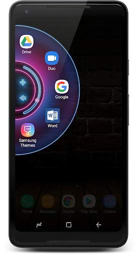 Neon - Wheel Launcher Theme screenshot 2