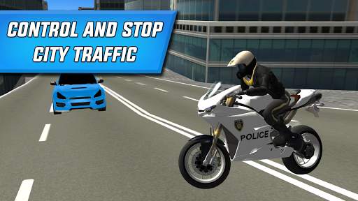 Police Motorbike City Driving screenshot 2
