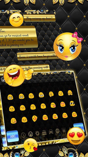 Elegant Gold Black Theme screenshot 2