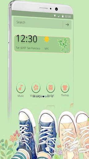 Green Fresh Couple Love Theme👫 screenshot 3