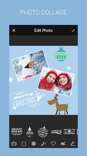 Christmas Deco 🎄 Photo Collage & PIP Art Camera screenshot 4