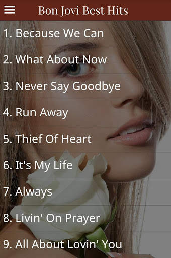 Best bon jovi songs screenshot 3
