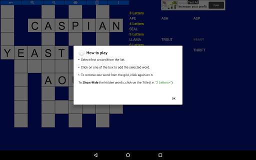 Fill it ins crossword puzzles screenshot 20