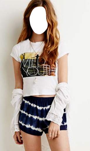 Women Shorts Outfit Photo Suit screenshot 7