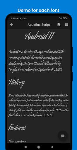 Font Browser for coding screenshot 4