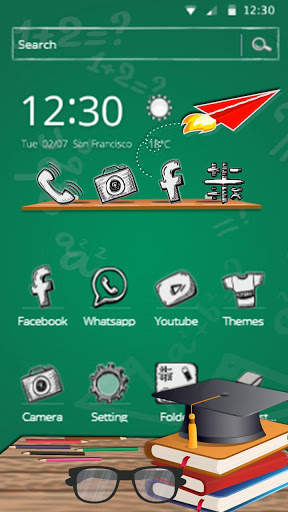 Nostalgic Schooldays Theme screenshot 3