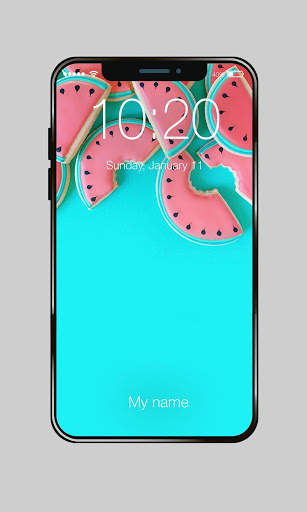Juicy Watermelon ART Pattern Lock Screen Password screenshot 1