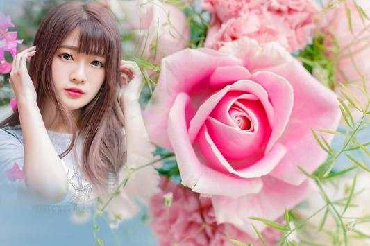 Pink Rose Photo Frame 4 تصوير الشاشة