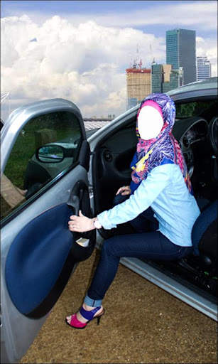 Hijab Girl Jeans Photo Suits screenshot 1