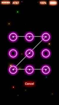 Neon Firefly Lock Screen screenshot 4