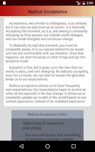 DBT Distress Tolerance Tools screenshot 3