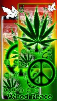 Rasta Weed Peace Reggae Theme screenshot 3