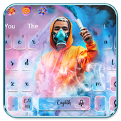 Bunte Rauch-Tastatur-Themen icon