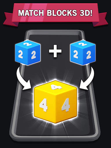 Match Block 3D - 2048 Merge Ga screenshot 7