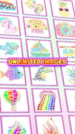 Magnetic Balls Color By Number - Magnet Bubbles screenshot 1