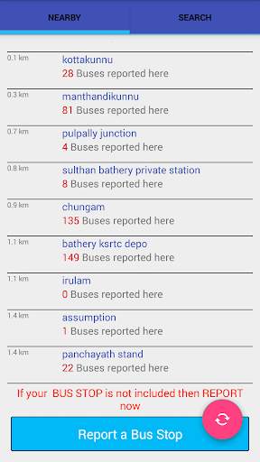 Wikibus Kerala Bus Time screenshot 1