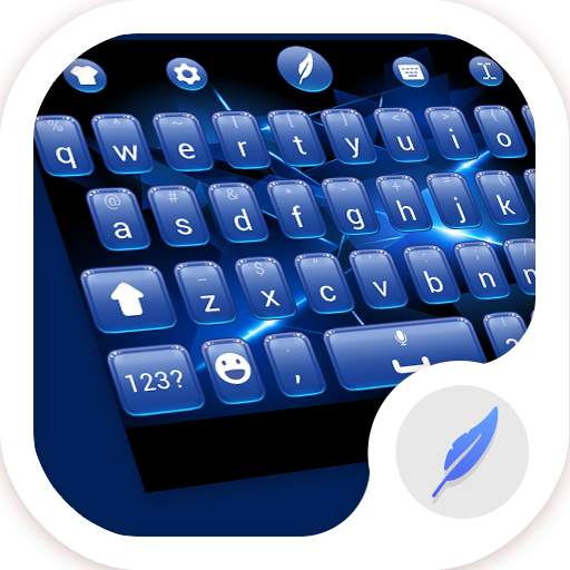 Blue Keyboard Theme 2.04.25