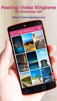 Feeling Video Ringtone for Incoming Call 5 تصوير الشاشة