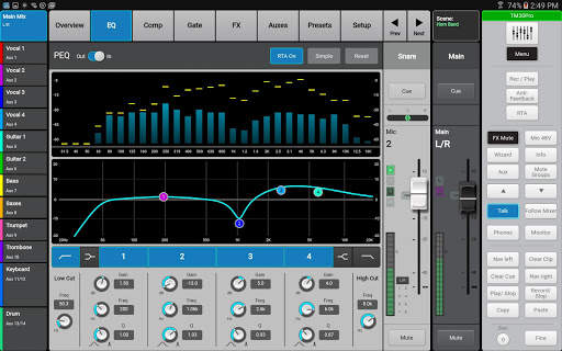 TouchMix-30 Control 9 تصوير الشاشة
