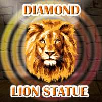 Find The Diamond Lion Statue logo