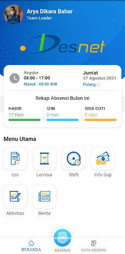 DESNET Absensi Mobile screenshot 2