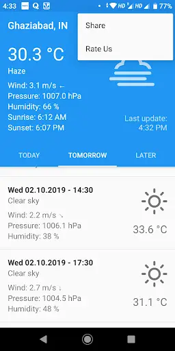 Weather App screenshot 3