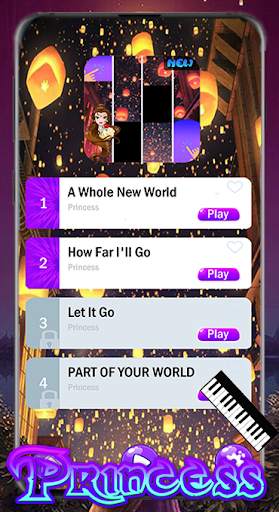 New Princess Piano Tiles screenshot 1