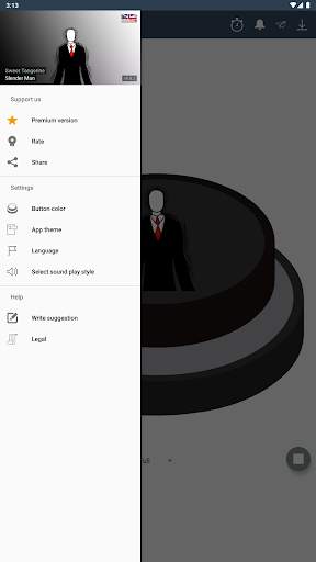 Slender Man Sound Button 8 تصوير الشاشة