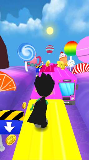Superhero titans subway: Go teen Rush screenshot 1