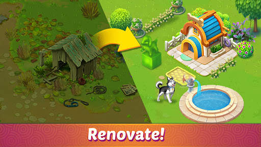 Solitaire Pet Haven - Relaxing Tripeaks Game screenshot 1
