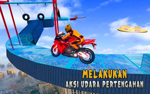 Lereng Sepeda Game Balapan Mustahil screenshot 8