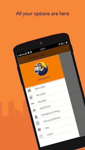 Ozone Taxi - Auto Taxi, Bike, Car Service screenshot 2