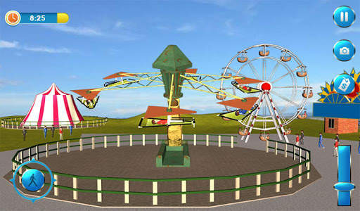 Theme Park Fun Swings Ride скриншот 7
