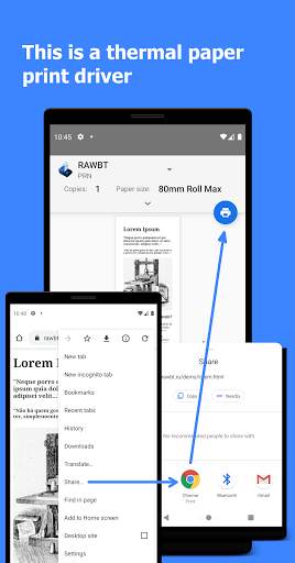 RawBT print service screenshot 2