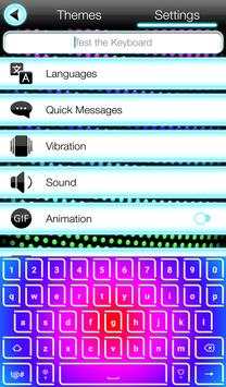 LED Keyboard Themes Animated screenshot 7