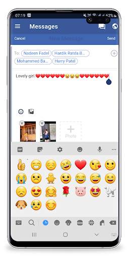 Lite Messenger: Both versions in one app screenshot 4