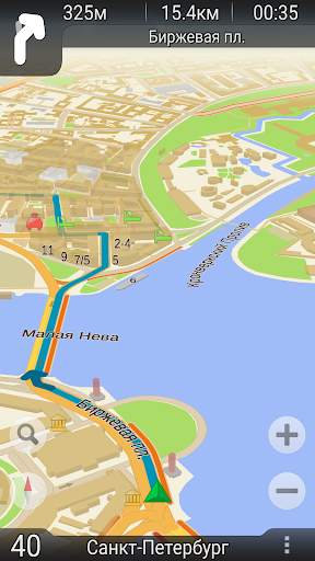 GPS navigator TourMap screenshot 7