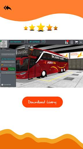 Livery Bussid Mod JB3 Sinjay screenshot 5