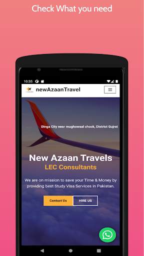 New Azaan Travel LEC Consult screenshot 1