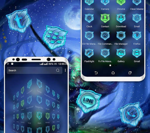 Moon Tiger Launcher Theme screenshot 4