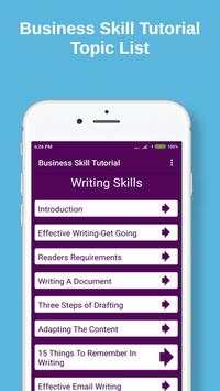 Business Skill Tutorial screenshot 4
