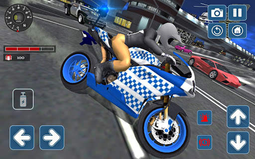 Police Motorbike 3D Simulator 2018 screenshot 2