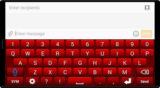 Red Keyboard 6 تصوير الشاشة