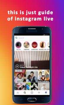 Guide For Instagram Live 2017 screenshot 2