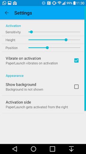 PaperLaunch: Side launcher screenshot 4